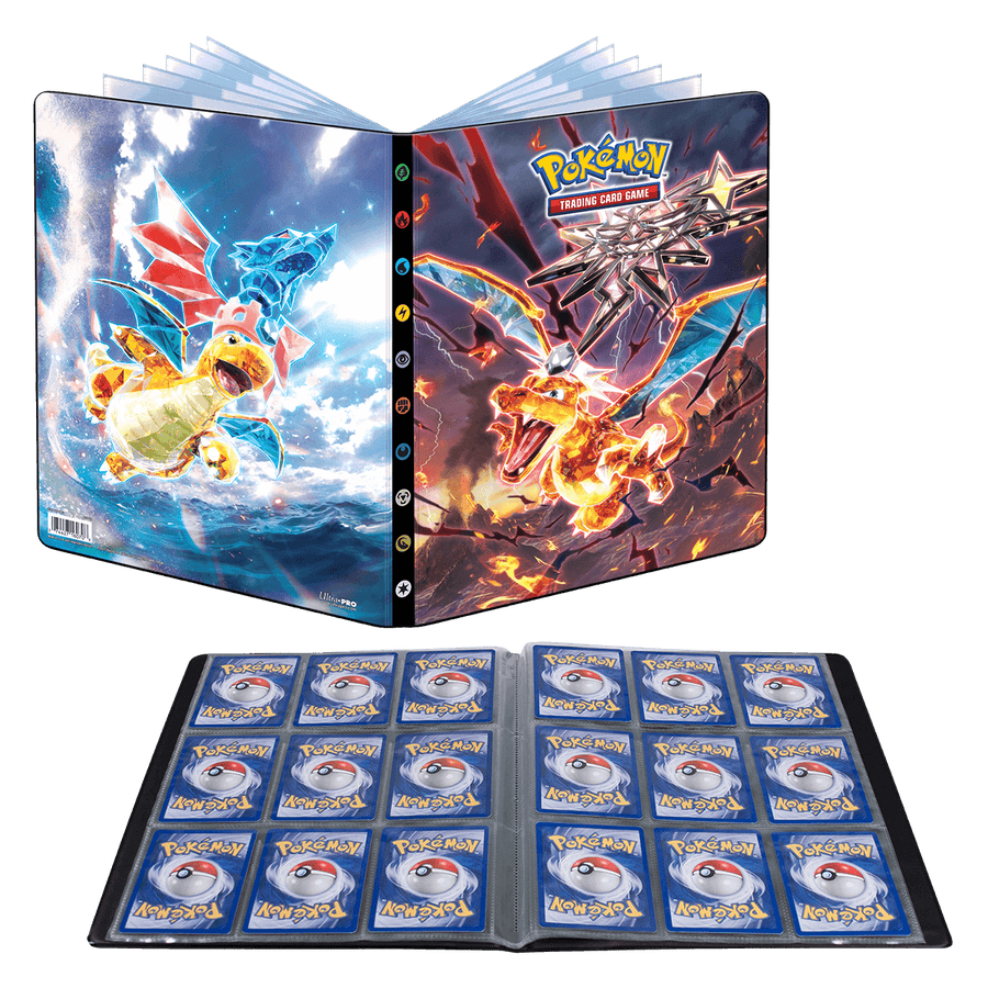 dragonite card binder UltraPro Portfolio/Binder 9-Pocket Pokemon SV Charizard and Dragonite – Bento Gaming