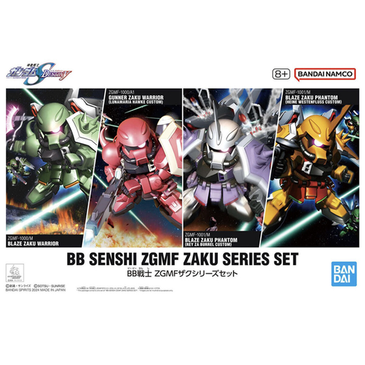 BB Senshi ZGMF Zaku Series Set