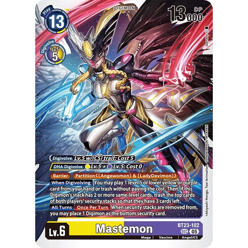 digimon card game mastemon Digimon Card Game Mastemon ST10-06 SR Japanese illus NakanoHaito