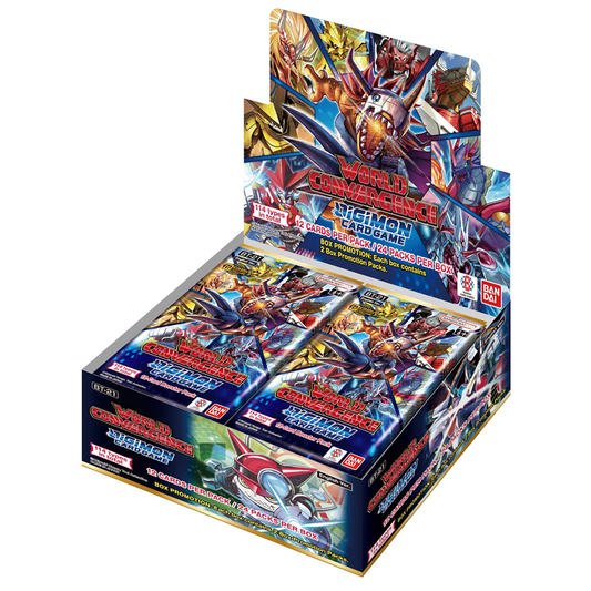 Digimon Card Game: BT21 World Convergence Booster Display