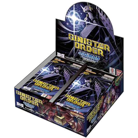 Digimon Card Game: EX10 Sinister Order Booster Display
