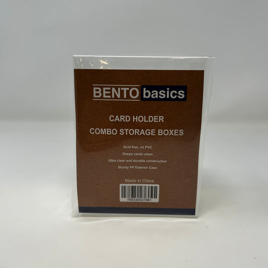 Bento Basics - 3" x 4" Card Holder (toploader) Storage Box