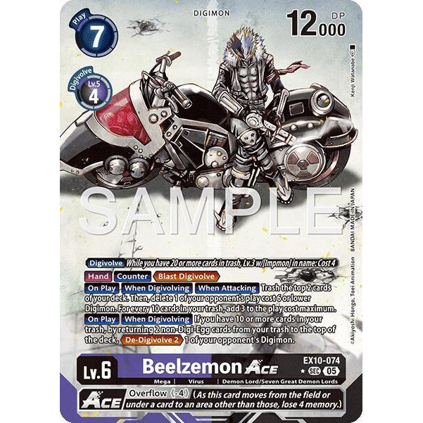 DCG [EX10-074 SEC] Beelzemon ACE (Alternate Art) – Bento Gaming