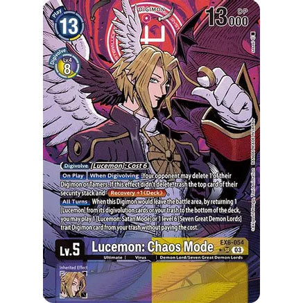DCG [EX6-054 SR] Lucemon: Chaos Mode (Alternate Art) – Bento Gaming