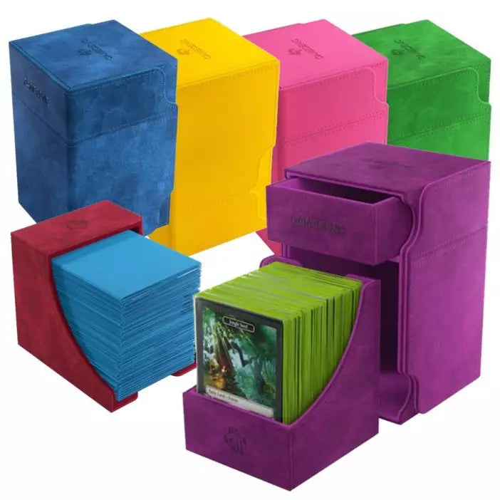 Gamegenic - Watchtower 100 XL Convertible Deckbox: Green - Gamegenic Gamegenic - Watchtower 100 XL Convertible Deckbox: Green - Gamegenic