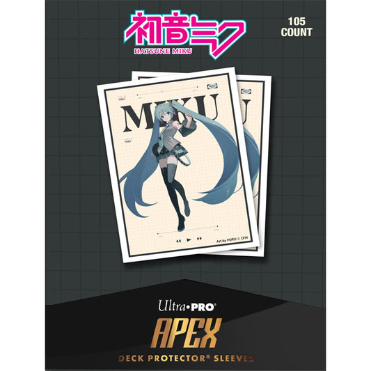 UltraPRO APEX DECK PROTECTOR Sleeves 105ct - Hatsune Miku