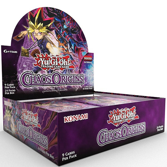 Yugioh Chaos Origins Booster Display