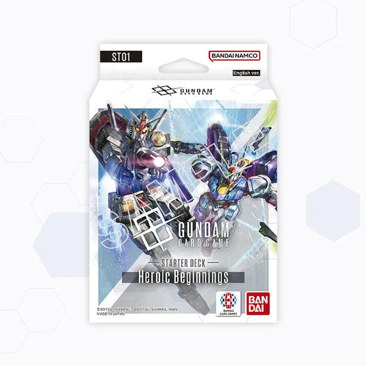 Gundam Card Game - ST01 Starter Deck - Heroic Beginnings