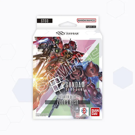 Gundam Card Game - ST03 Starter Deck - Zeon's Rush