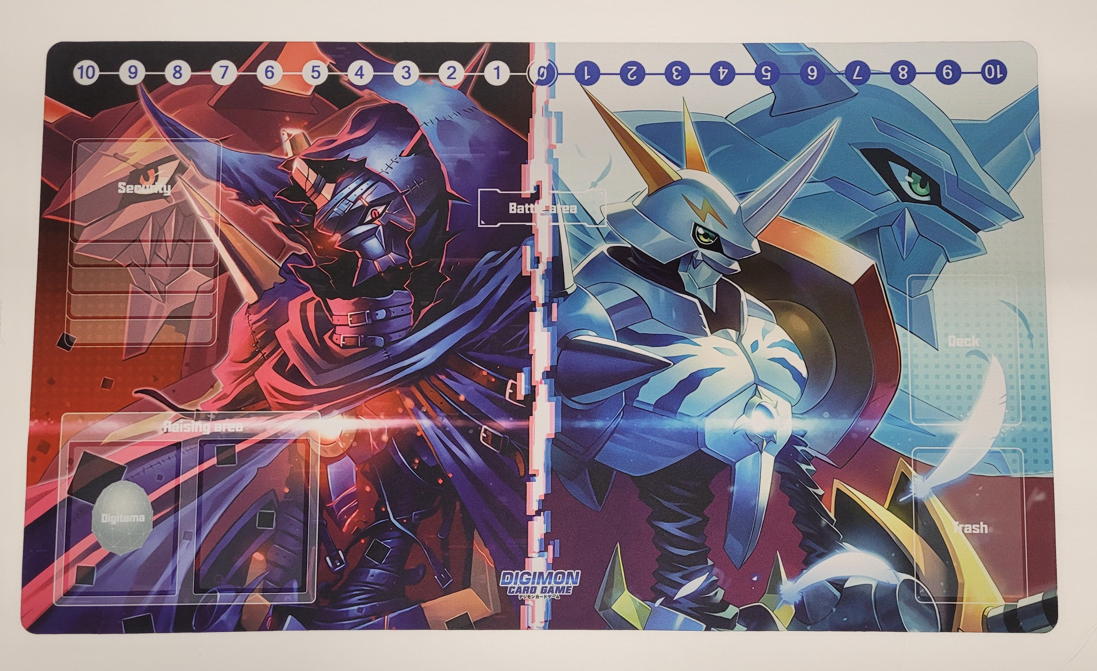 digimon card playmat Medusamon 1x mat +1x free bag Features Digimon Trading Card Game Lady