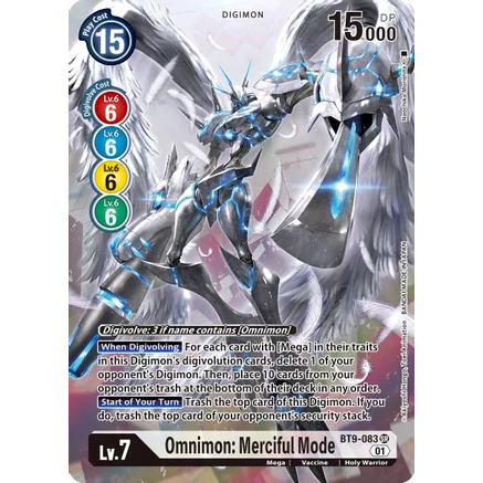 digimon omnimon card Game - BT05 - Battle of Omni Secret Rare Number DIGIMON CARD GAME Omnimon Binder