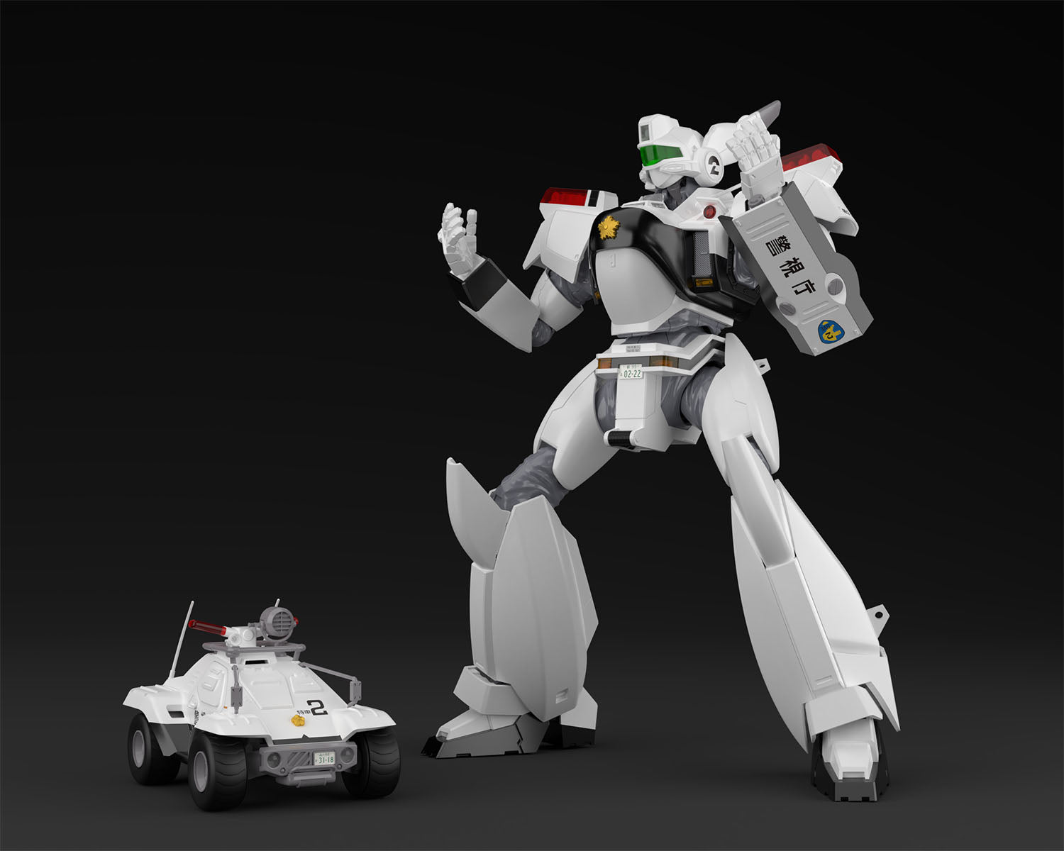 Aoshima 1/43 ACKS MP-03 Series Mobile Police Patlabor AV-98 Ingram Unit 2