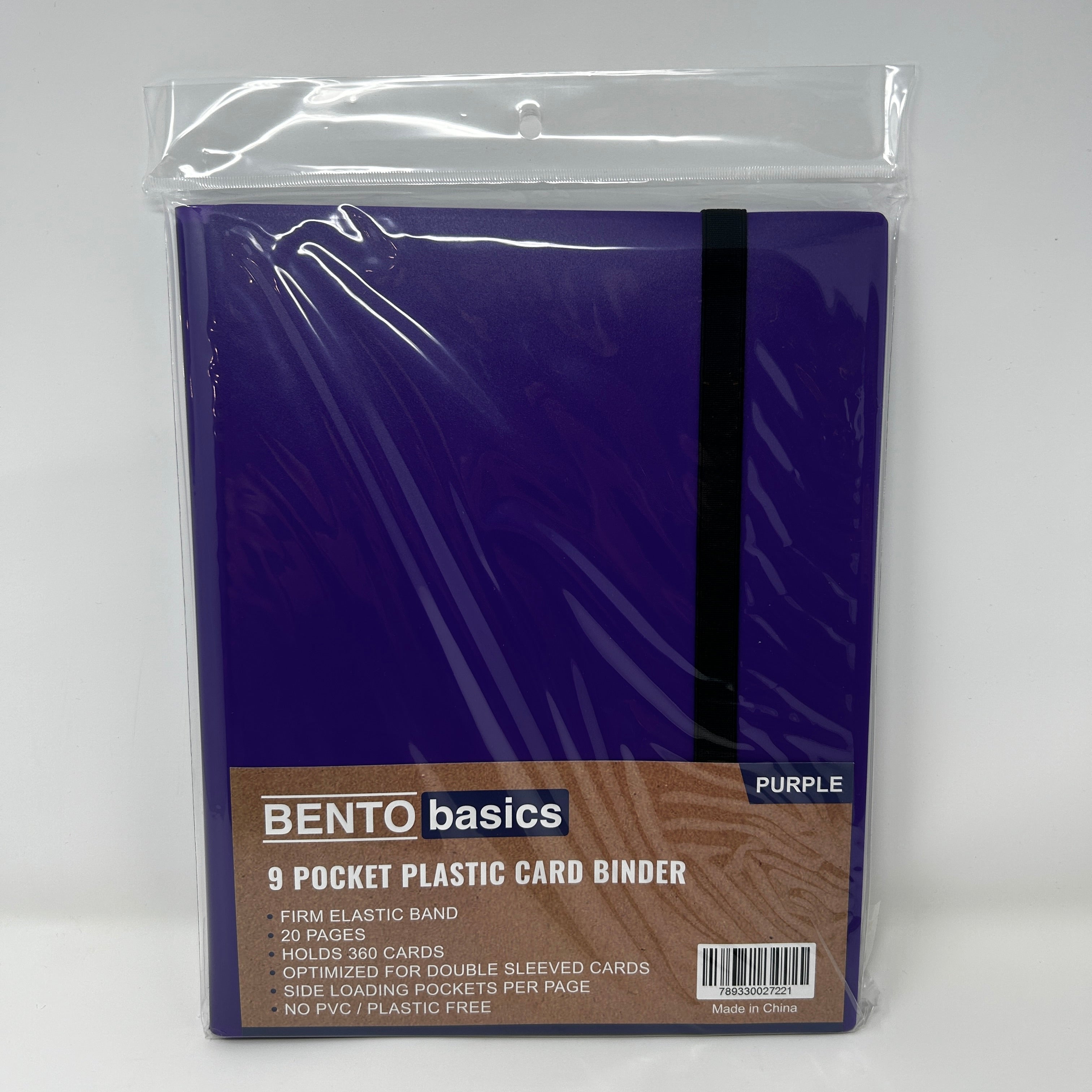 Bento Basics - Poly Album 9-Pockets (Purple)