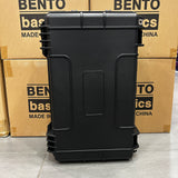 Bento Basics - Graded Latch PVC Water Resistance Case (5 Rows Black on Wheels)