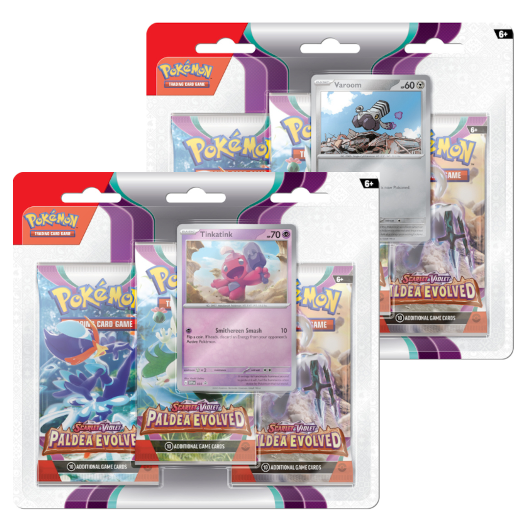 Pokemon TCG: [SV2] Paldea Evolved 3-Pack Blister