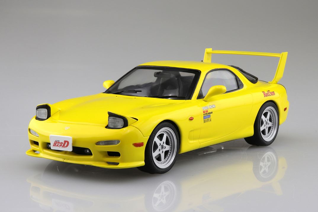 Aoshima 1/24 INITIAL D #12 TAKAHASHI KEISUKE FD3S RX-7 COMICS VOL.1 Ver.