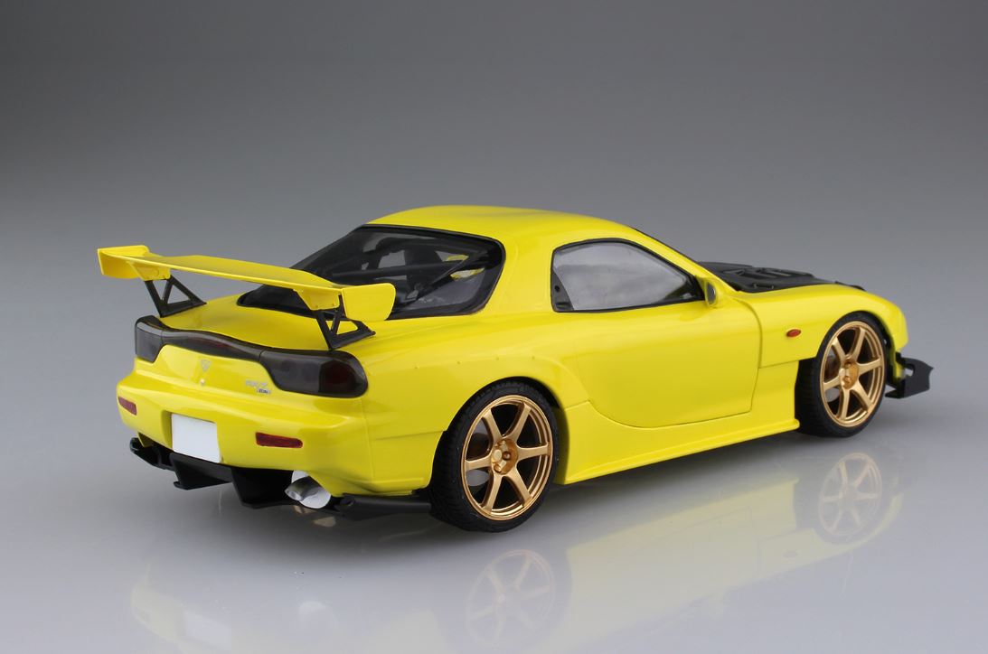 Aoshima 1/24 INITIAL D #08 TAKAHASHI KEISUKE FD3S RX-7 PROJECT D Ver.