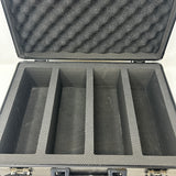 Bento Basics - Graded Latch Aluminum Case (4 Rows Red)