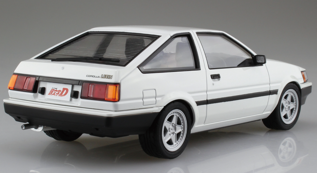 Aoshima 1/24 Initial D #10 Takeuchi Itsuki Toyota Ae85 Levin