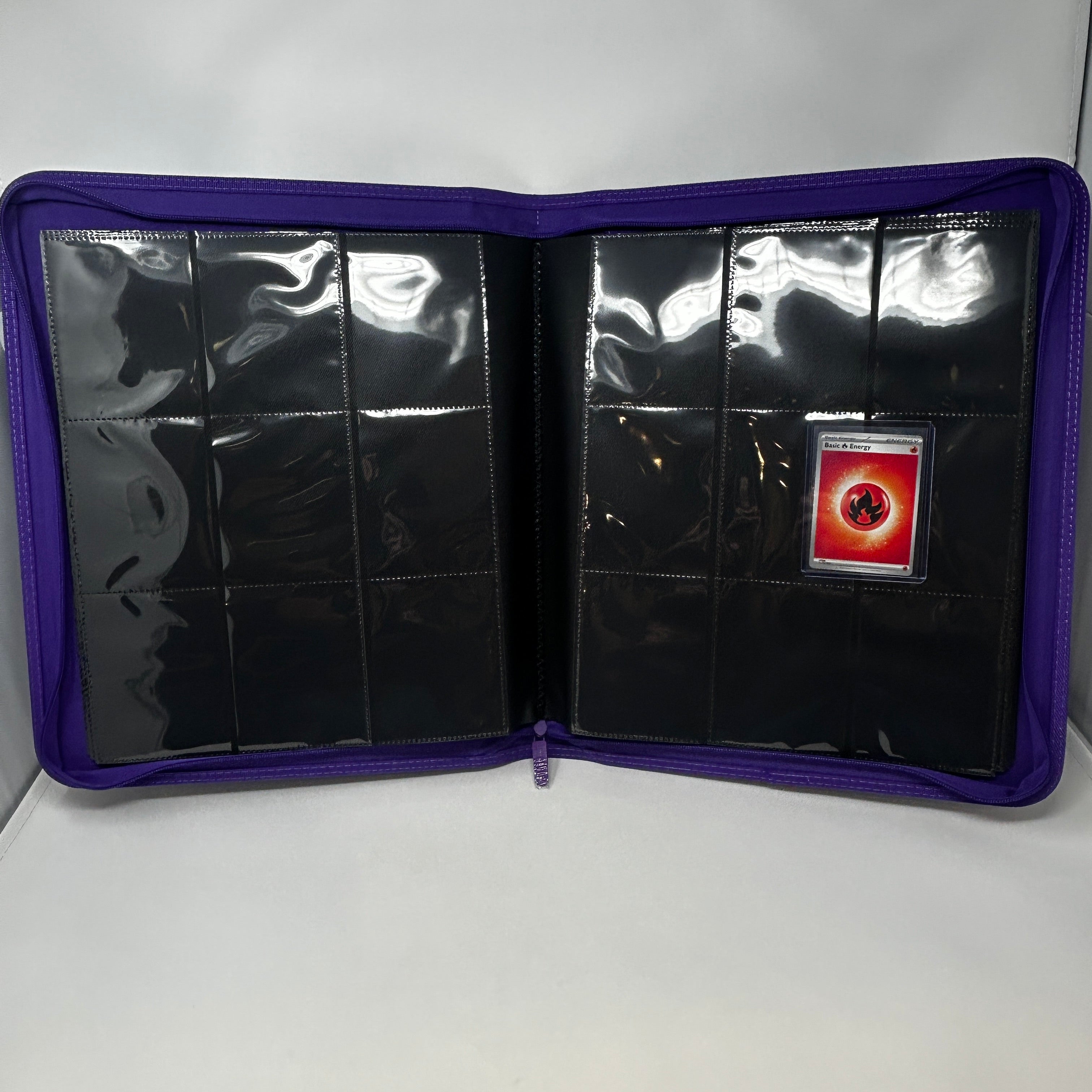 Bento Basics - Toploader Zip Binder 9-Pockets (Purple)