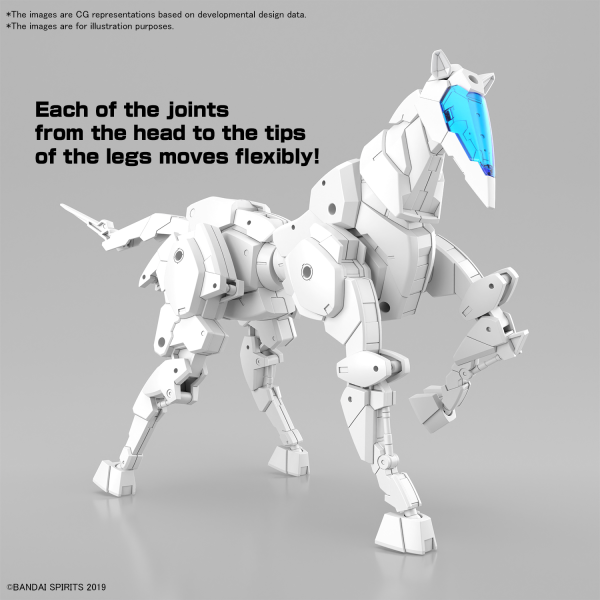30MM #EV-17 Exa Vehicle (Horse Mecha Ver.) White