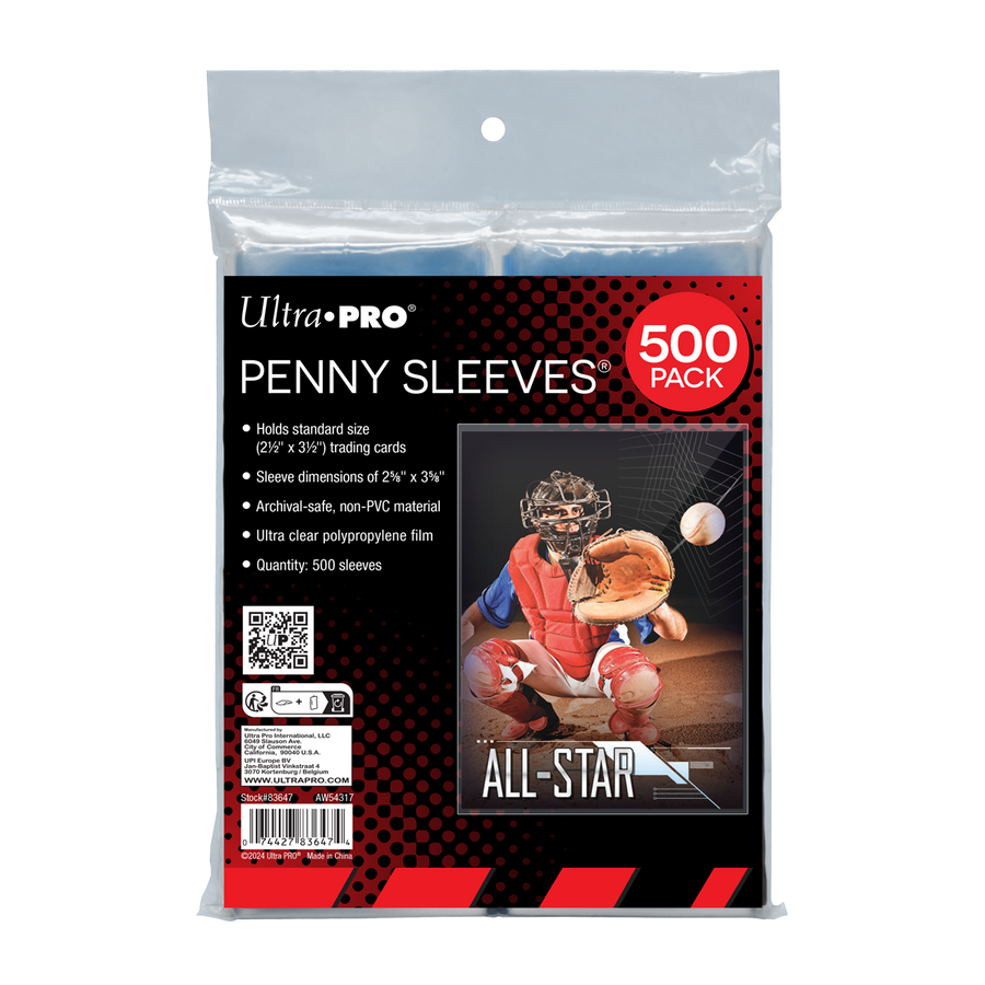 UltraPRO 2.5" x 3.5" Soft Trading Card Penny Sleeves Bulk 500CT