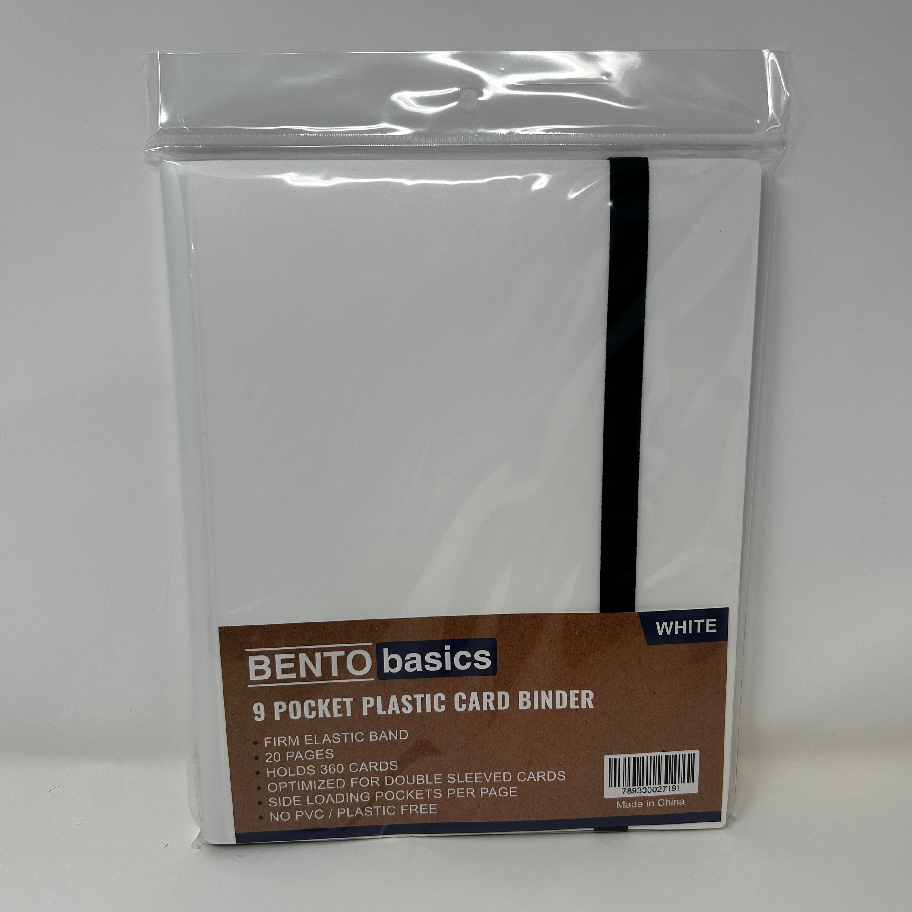 Bento Basics - Poly Album 9-Pockets (White)