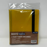 Bento Basics - Poly Album 4-Pockets (Yellow)
