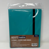 Bento Basics - Poly Album 9-Pockets (Teal)
