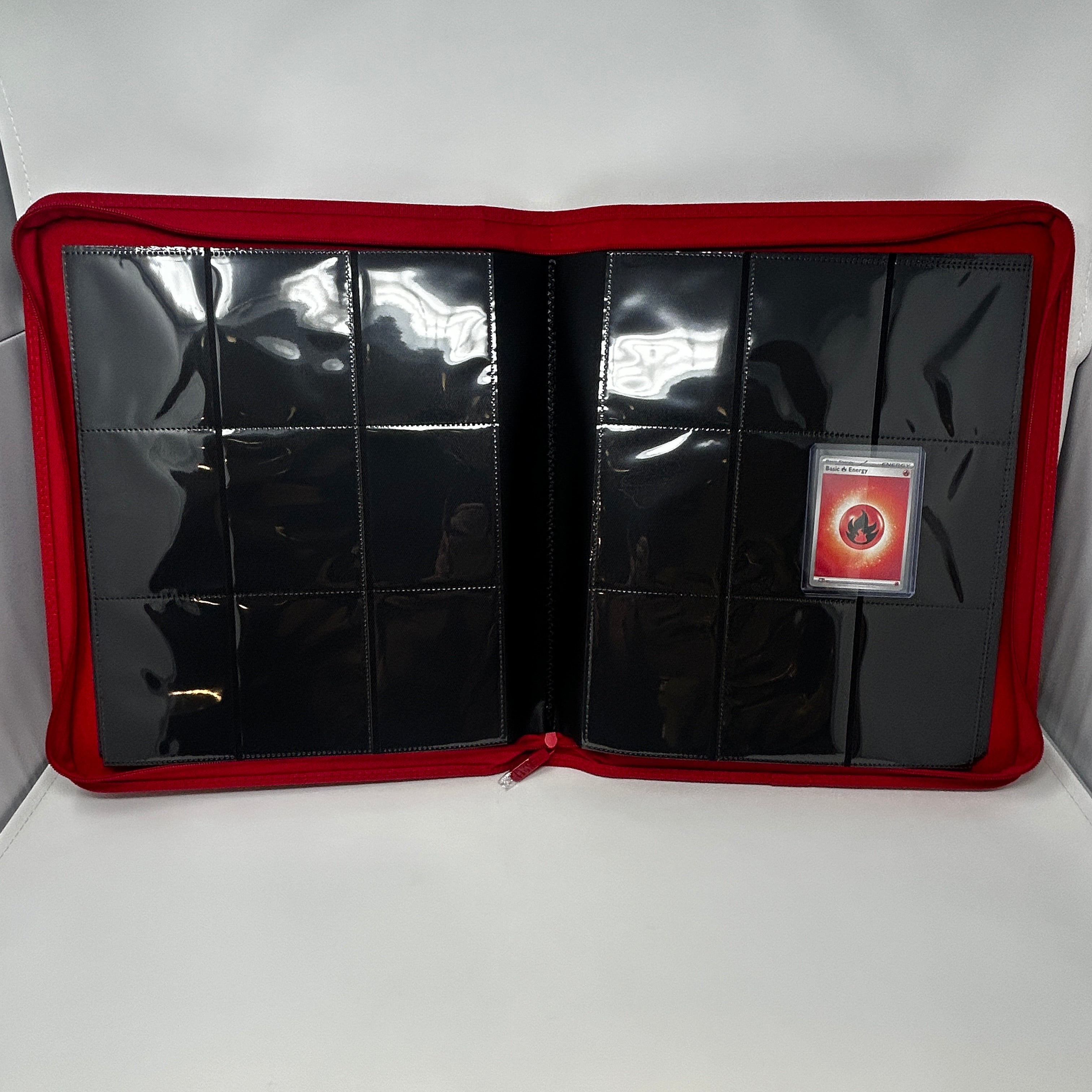 Bento Basics - Toploader Zip Binder 9-Pockets (Red)