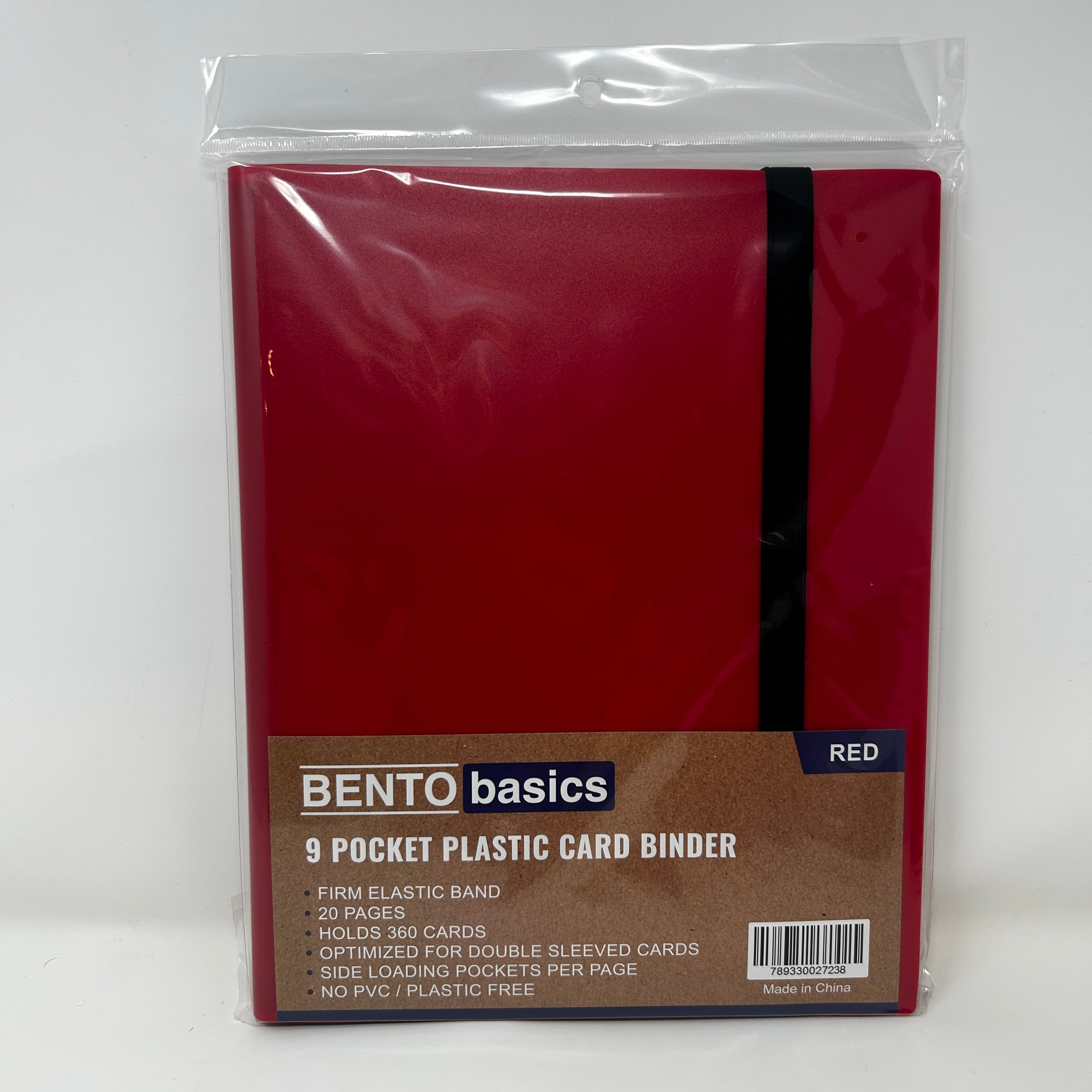 Bento Basics - Poly Album 9-Pockets (Red)