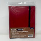 Bento Basics - Poly Album 9-Pockets (Red)