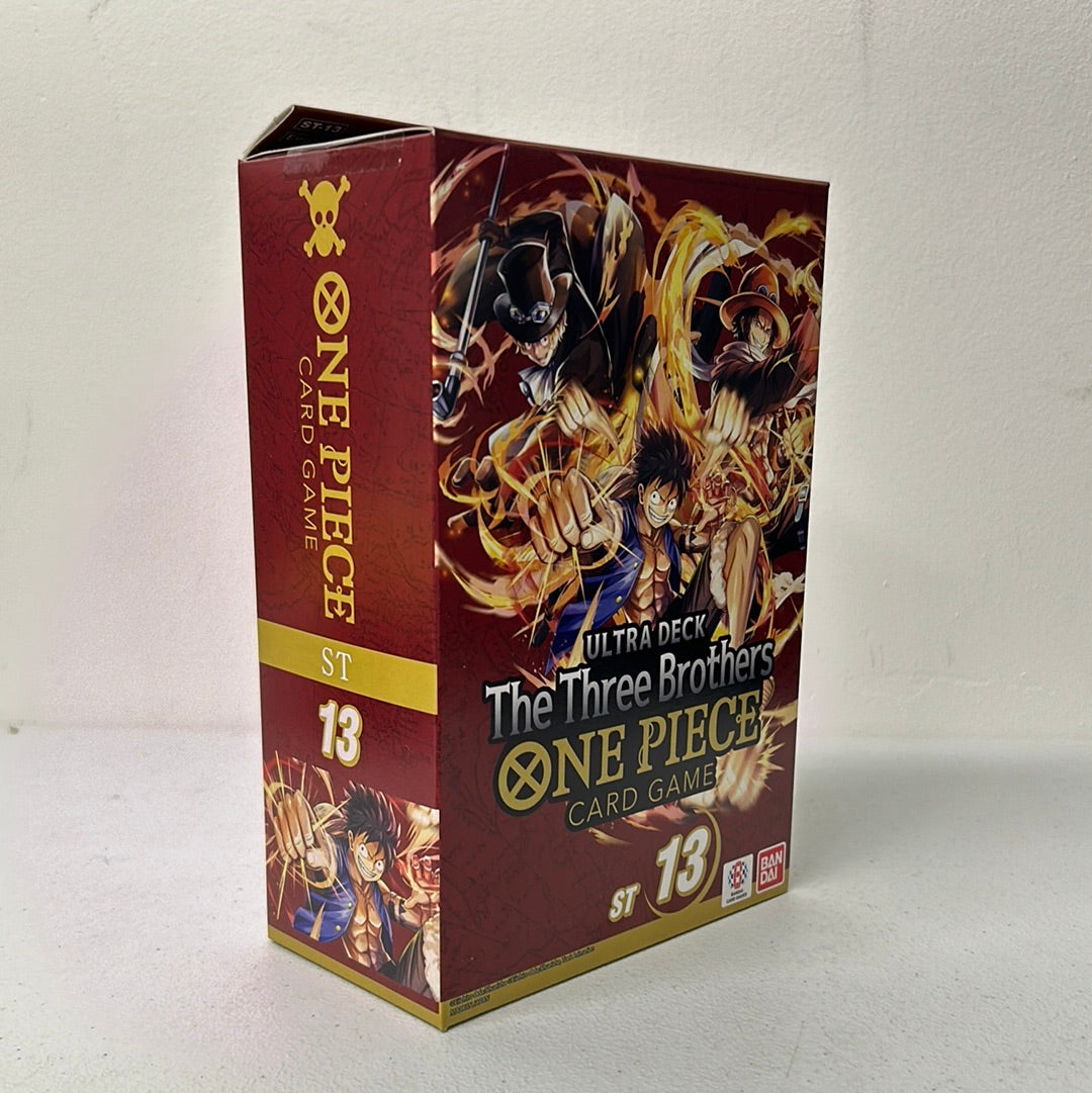 One Piece Card Game ST13 Ultra Deck The Three Brothers Bento Gaming One Piece Card Game ST13 Ultra Deck The Three Brothers Bento Gaming