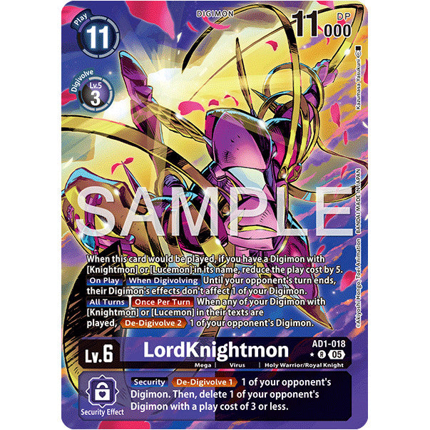 DCG [AD01-018 R] LordKnightmon (Alternate Art)