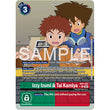 DCG [AD01-022 R] Izzy Izumi & Tai Kamiya (Alternate Art)