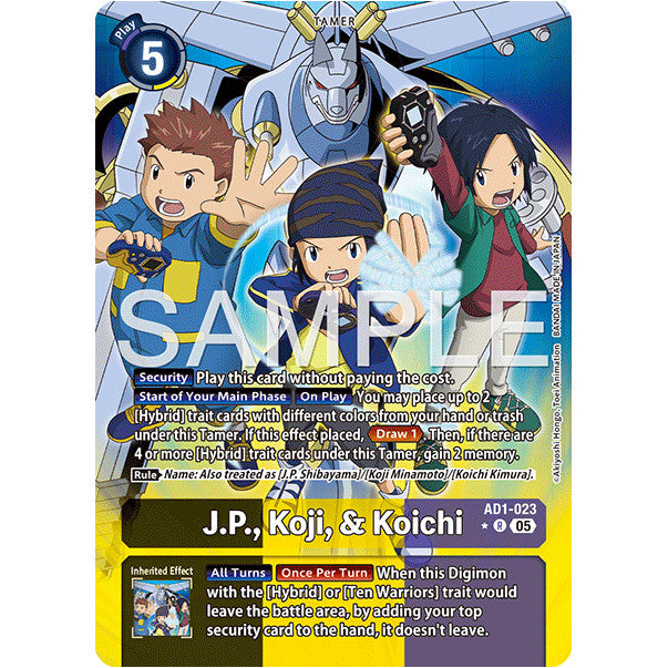 DCG [AD01-023 R] J.P., Koji, & Koichi (Alternate Art)
