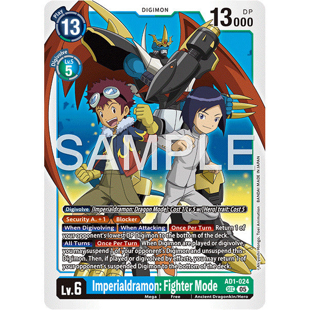 DCG [AD01-024 SEC] Imperialdramon: Fighter Mode