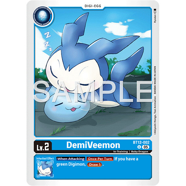 DCG [AD01-BT12-002 U] DemiVeemon (Reprint)