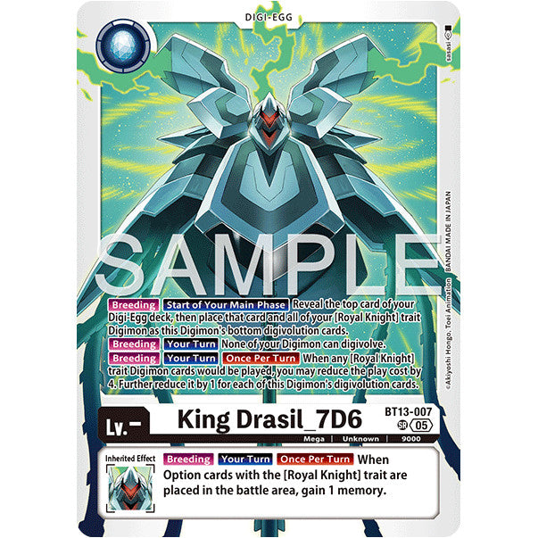 DCG [AD01-BT13-007 SR] King Drasil_7D6 (Reprint)