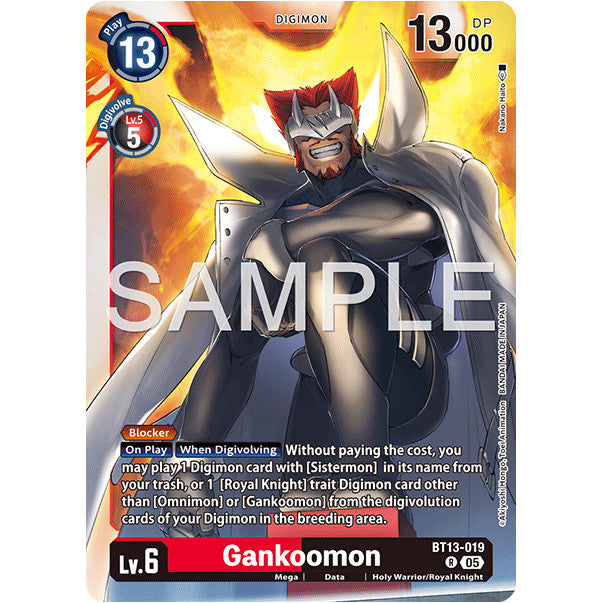 DCG [AD01-BT13-019 R] Gankoomon (Reprint)