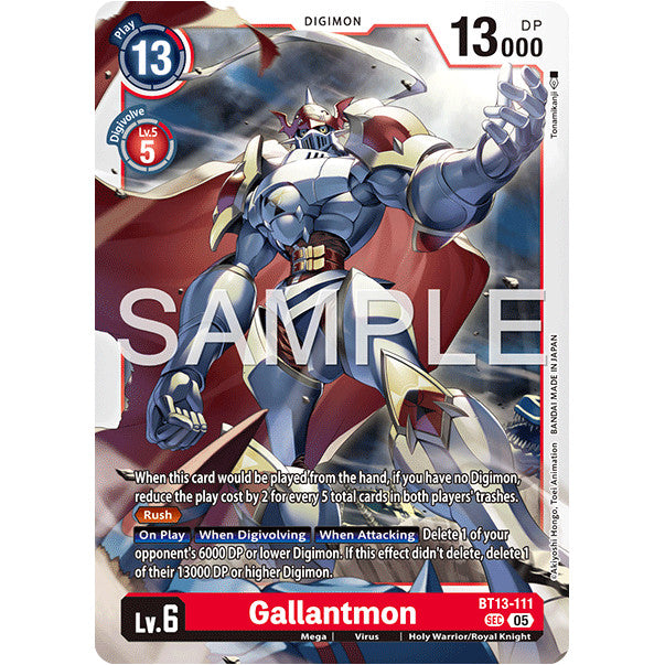DCG [AD01-BT13-111 SEC] Gallantmon (Reprint)