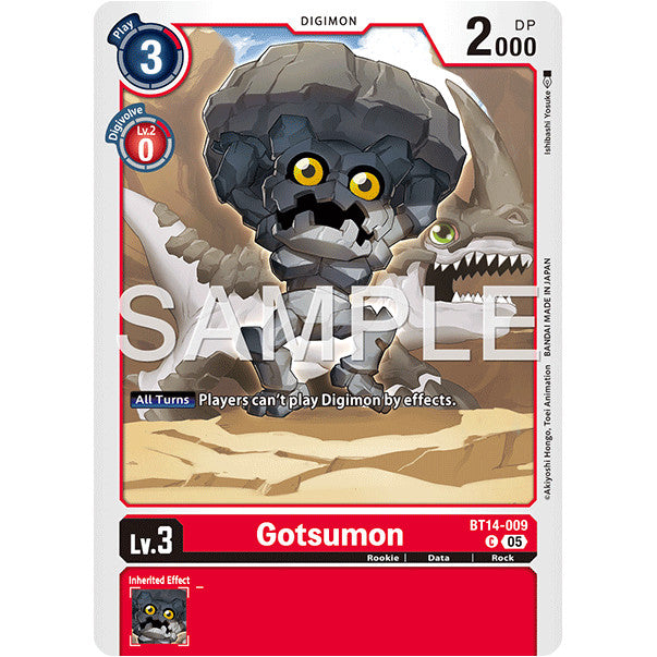DCG [AD01-BT14-009 C] Gotsumon (Reprint)