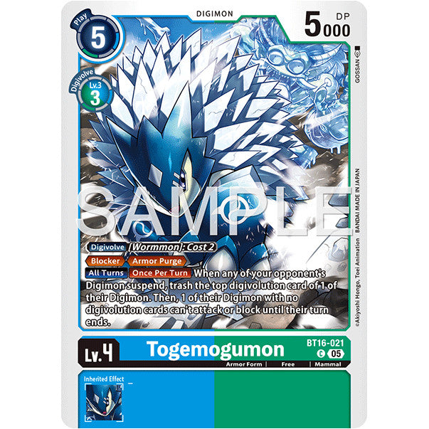 DCG [AD01-BT16-021 C] Togemogumon (Reprint)