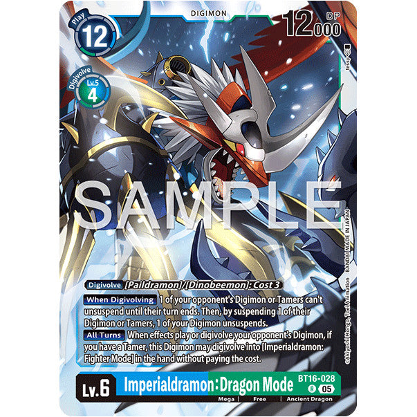 DCG [AD01-BT16-028 R] Imperialdramon: Dragon Mode (Reprint)