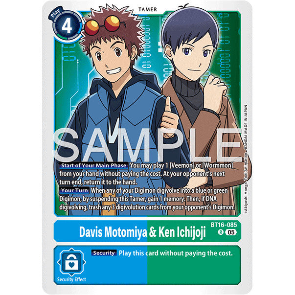 DCG [AD01-BT16-085 R] Davis Motomiya & Ken Ichijoji (Reprint)