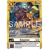 DCG [AD01-BT17-102 SEC] Greymon (Gold Border)