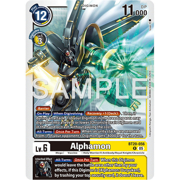 DCG [AD01-BT20-056 R] Alphamon (Reprint)