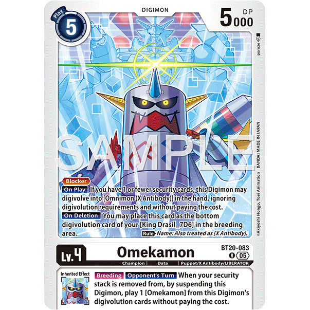 DCG [AD01-BT20-083 R] Omekamon (Reprint)