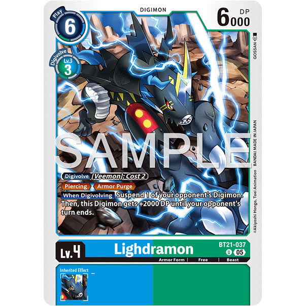 DCG [AD01-BT21-037 U] Lighdramon (Reprint)