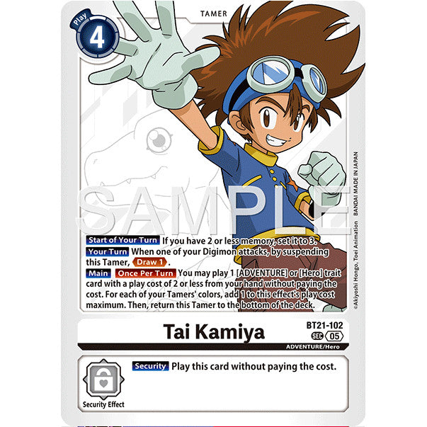 DCG [AD01-BT21-102 SEC] Tai Kamiya (Reprint)